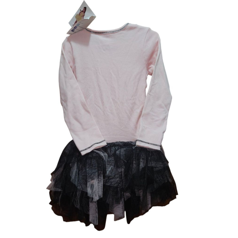 Girls Ooh! La, La! Couture Dress Size 4 Pink Black Plaid - Picture 2 of 11